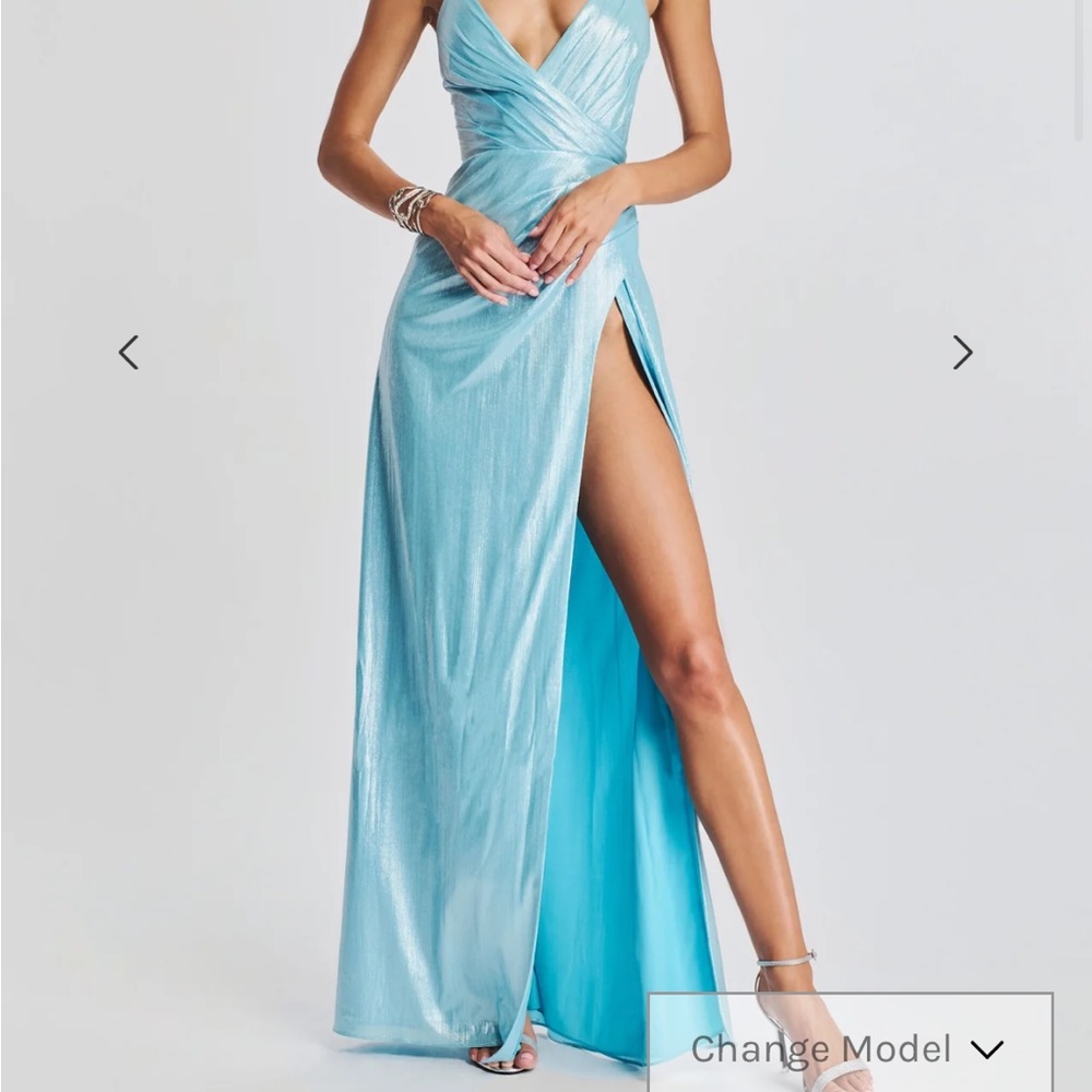 Retrofete yesi dress silver blue